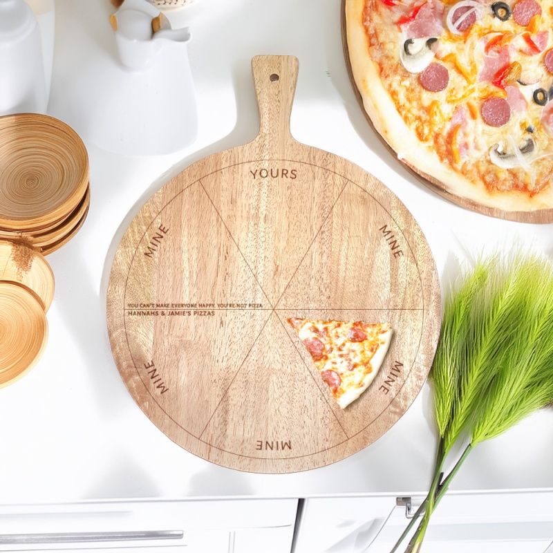 Personalised Pizza Board - Slices Mine & Yours